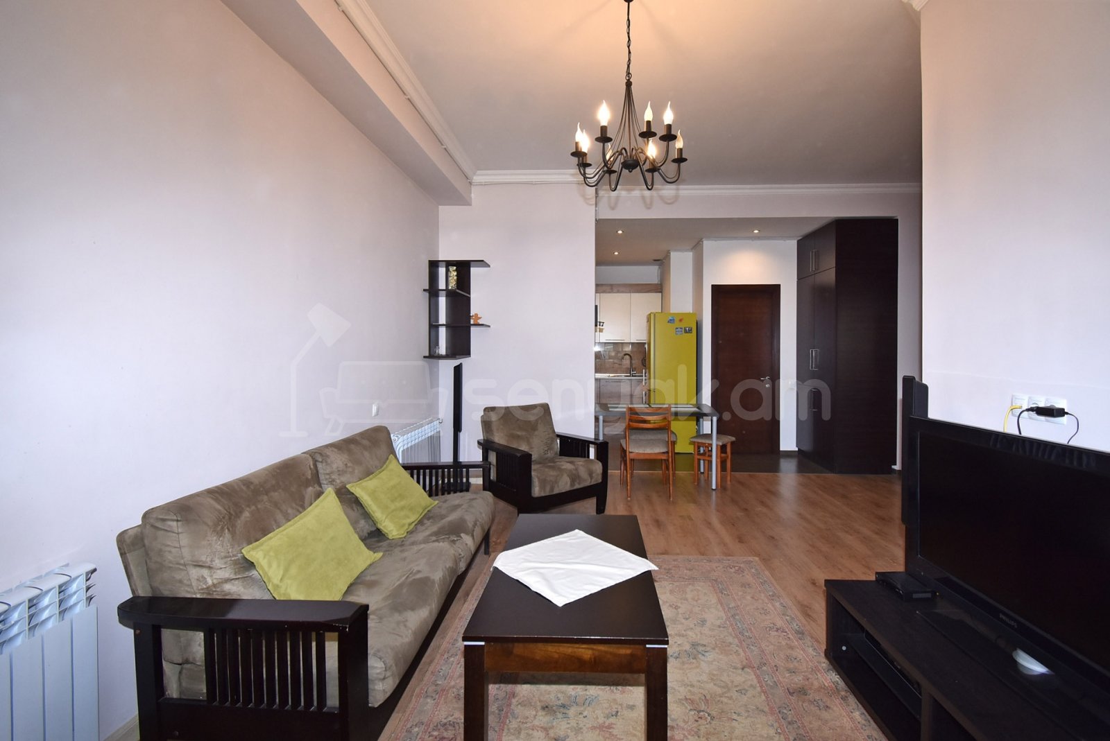 2 Սենյականոց Բնակարան Նորակառույցում, 70քմ, 4/12 հարկ, Կապիտալ Վերանորոգված, Կահավորված