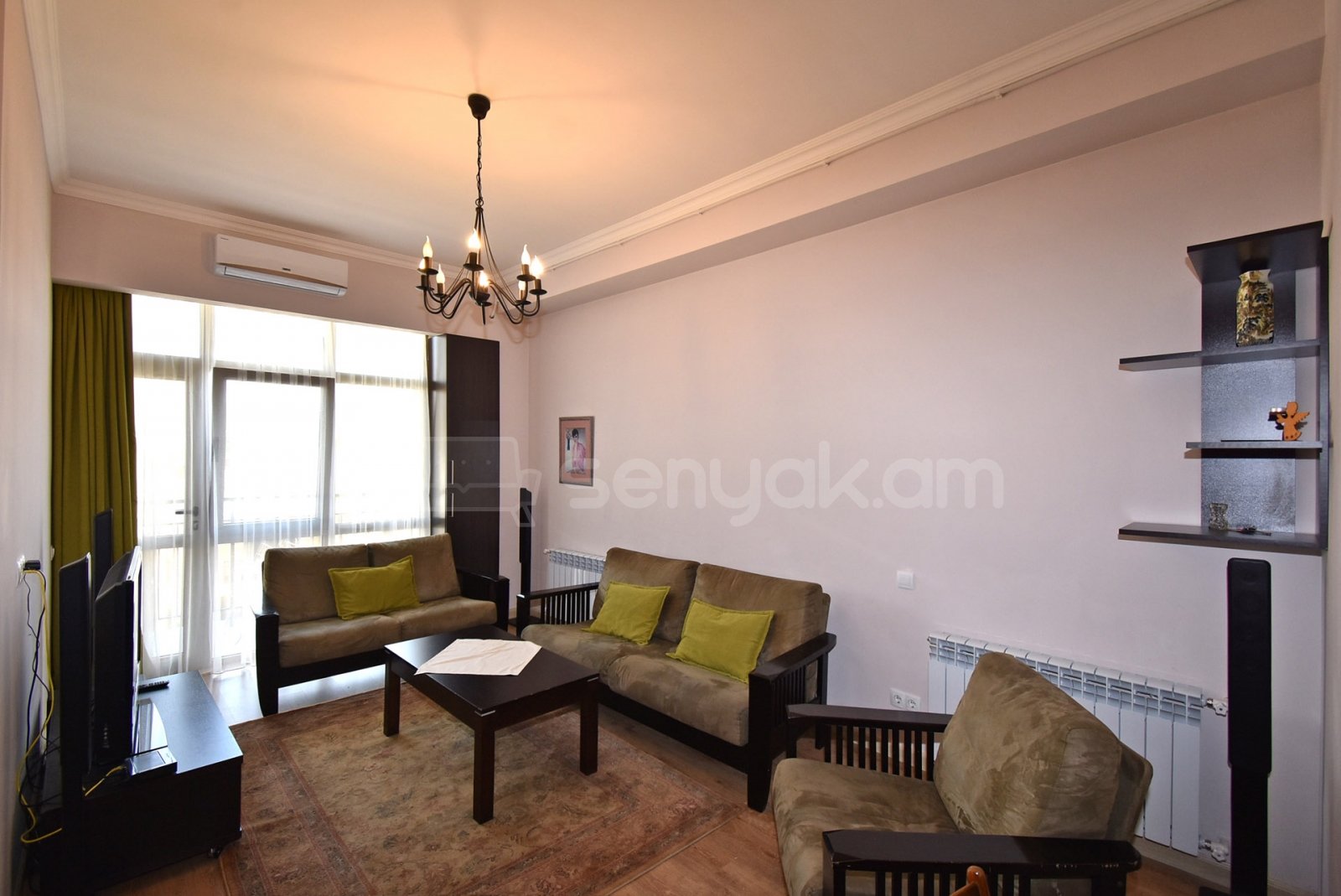 2 Սենյականոց Բնակարան Նորակառույցում, 70քմ, 4/12 հարկ, Կապիտալ Վերանորոգված, Կահավորված