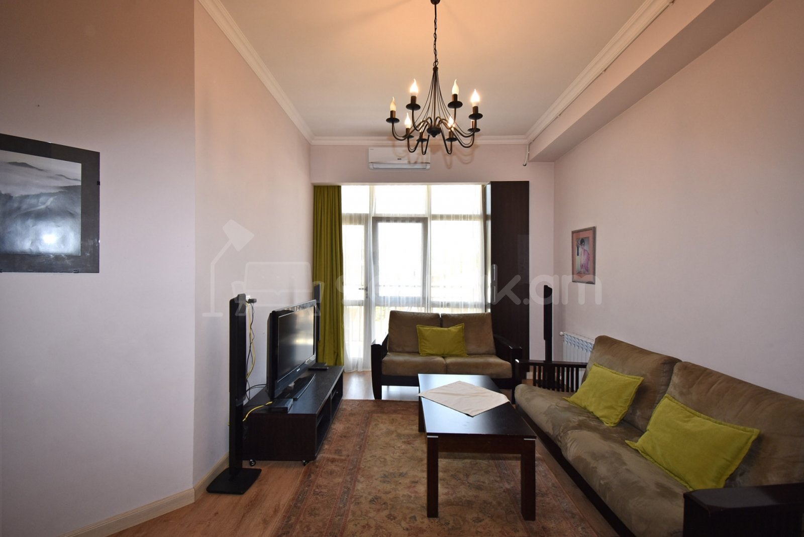 2 Սենյականոց Բնակարան Նորակառույցում, 70քմ, 4/12 հարկ, Կապիտալ Վերանորոգված, Կահավորված