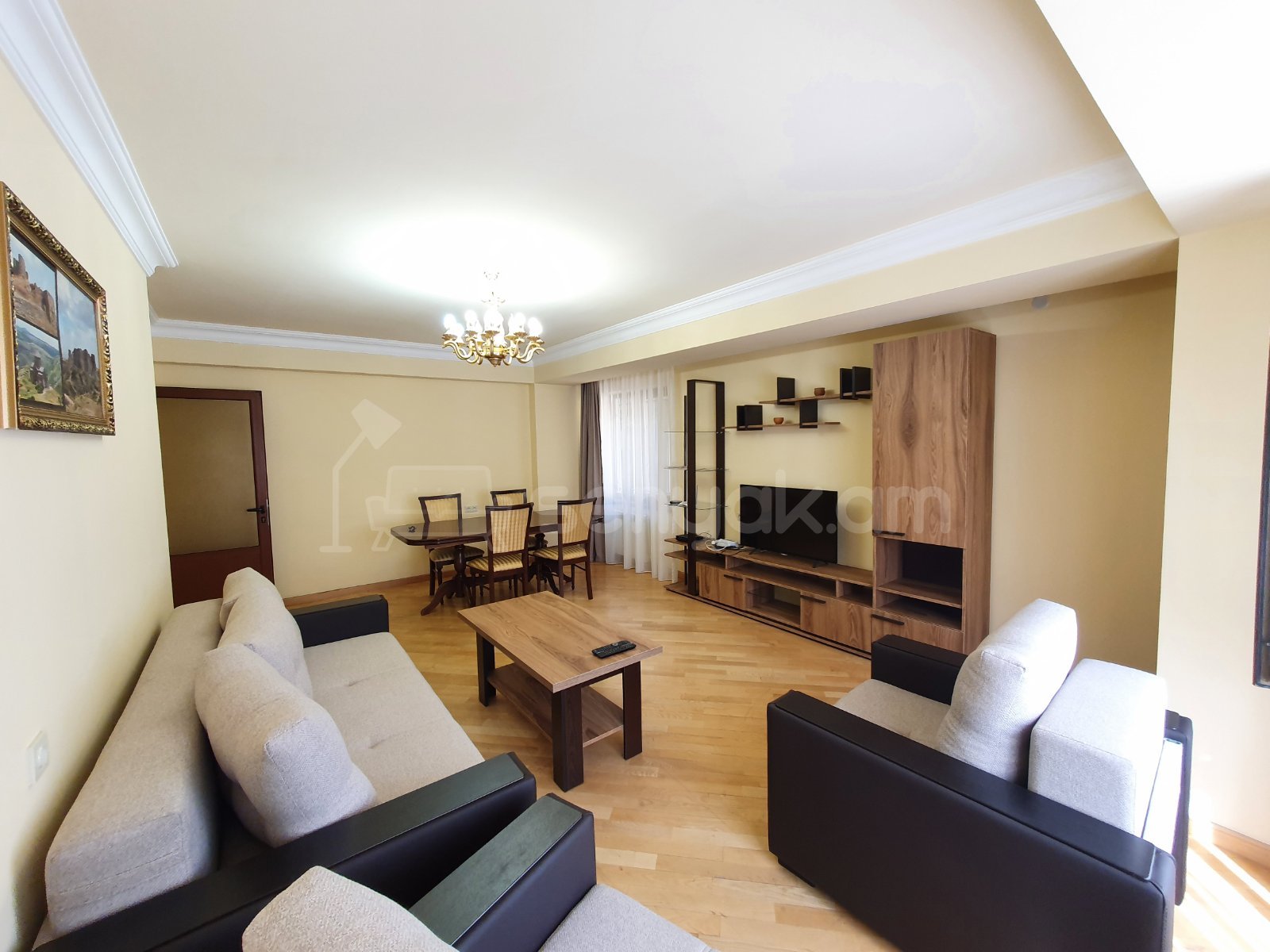 3 Սենյականոց Բնակարան Նորակառույցում, 90քմ, 2/12 հարկ, Կապիտալ Վերանորոգված, Կահավորված