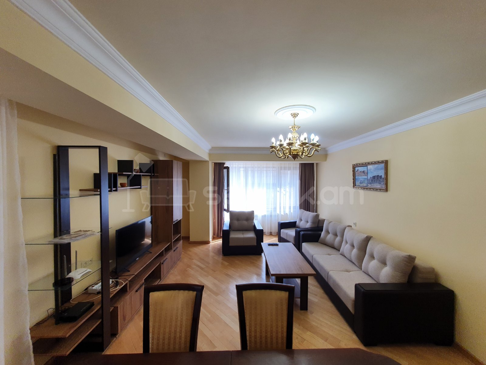 3 Սենյականոց Բնակարան Նորակառույցում, 90քմ, 2/12 հարկ, Կապիտալ Վերանորոգված, Կահավորված