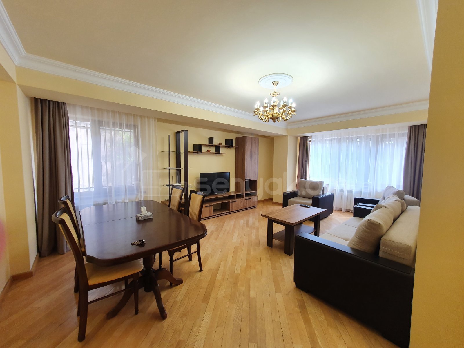 3 Սենյականոց Բնակարան Նորակառույցում, 90քմ, 2/12 հարկ, Կապիտալ Վերանորոգված, Կահավորված