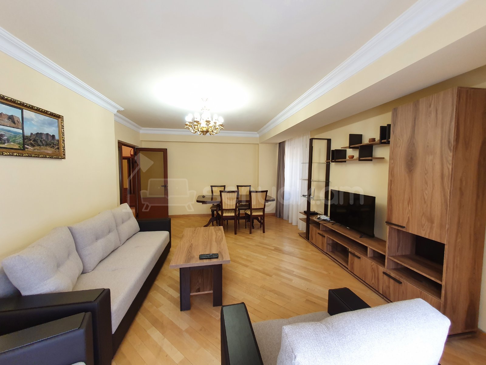 3 Սենյականոց Բնակարան Նորակառույցում, 90քմ, 2/12 հարկ, Կապիտալ Վերանորոգված, Կահավորված