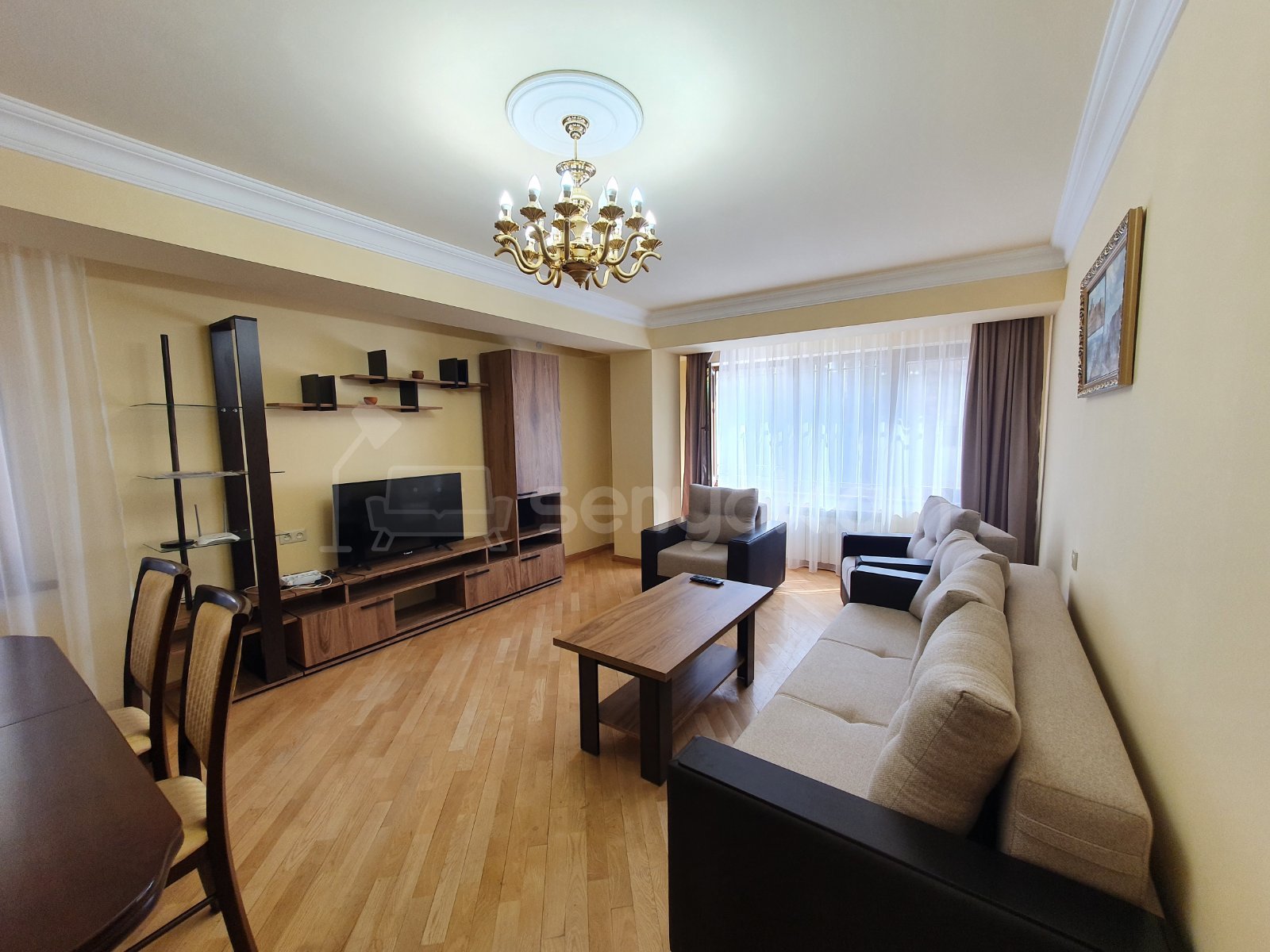 3 Սենյականոց Բնակարան Նորակառույցում, 90քմ, 2/12 հարկ, Կապիտալ Վերանորոգված, Կահավորված