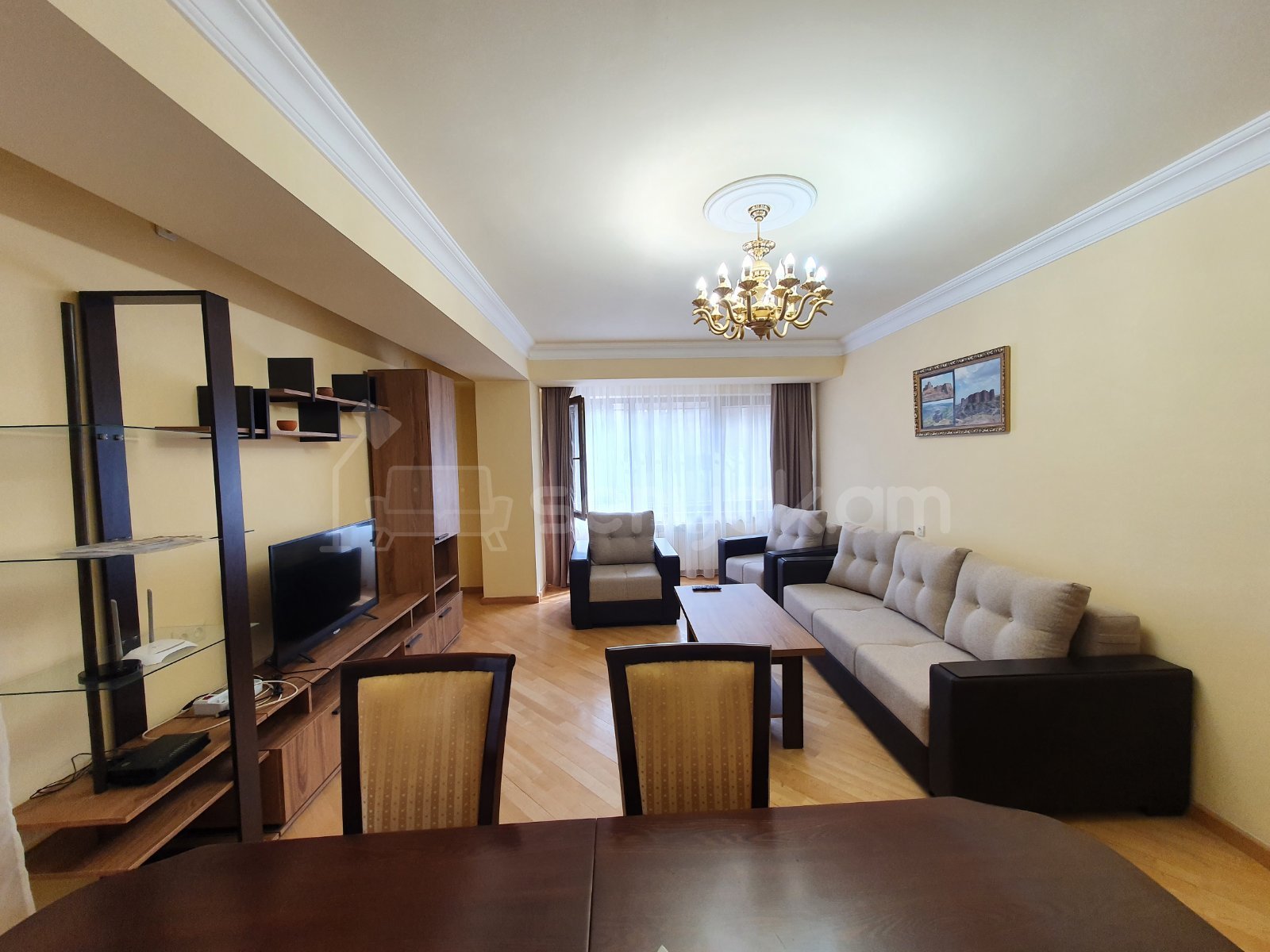 3 Սենյականոց Բնակարան Նորակառույցում, 90քմ, 2/12 հարկ, Կապիտալ Վերանորոգված, Կահավորված