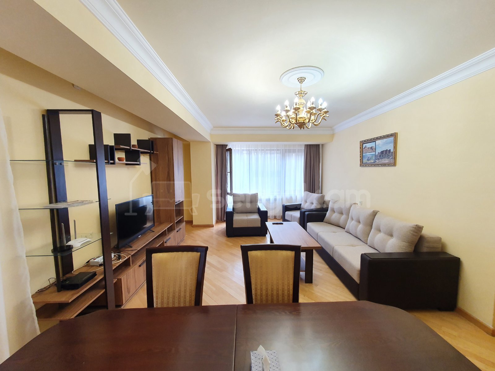 3 Սենյականոց Բնակարան Նորակառույցում, 90քմ, 2/12 հարկ, Կապիտալ Վերանորոգված, Կահավորված