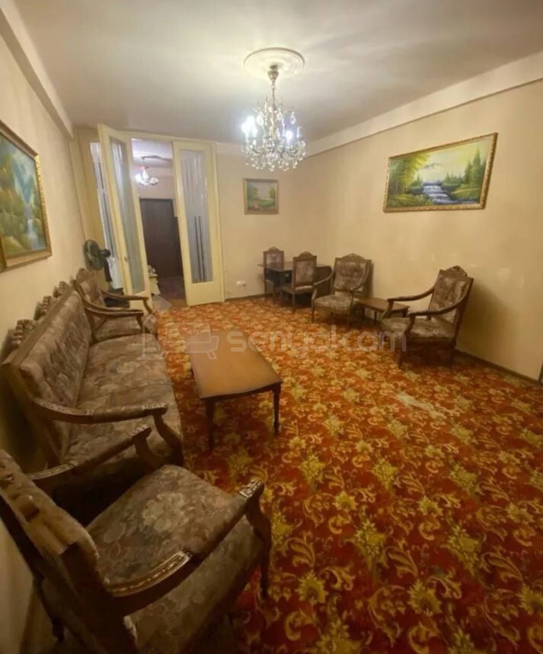 2 Սենյականոց Բնակարան Քարե Շենքում, 48քմ, 5/6 հարկ, Նորմալ Վիճակում, Կահավորված