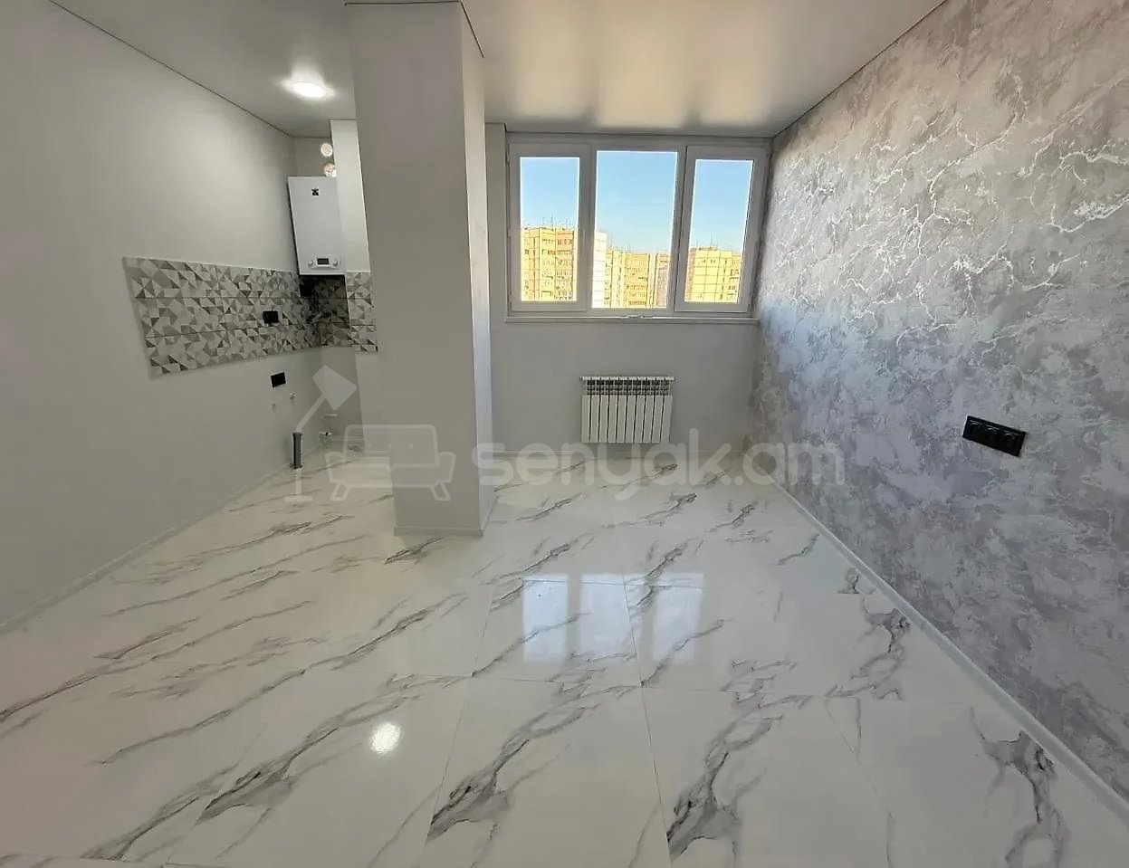 2 Սենյականոց Բնակարան, 43քմ, 11/16 հարկ, Կապիտալ Վերանորոգված