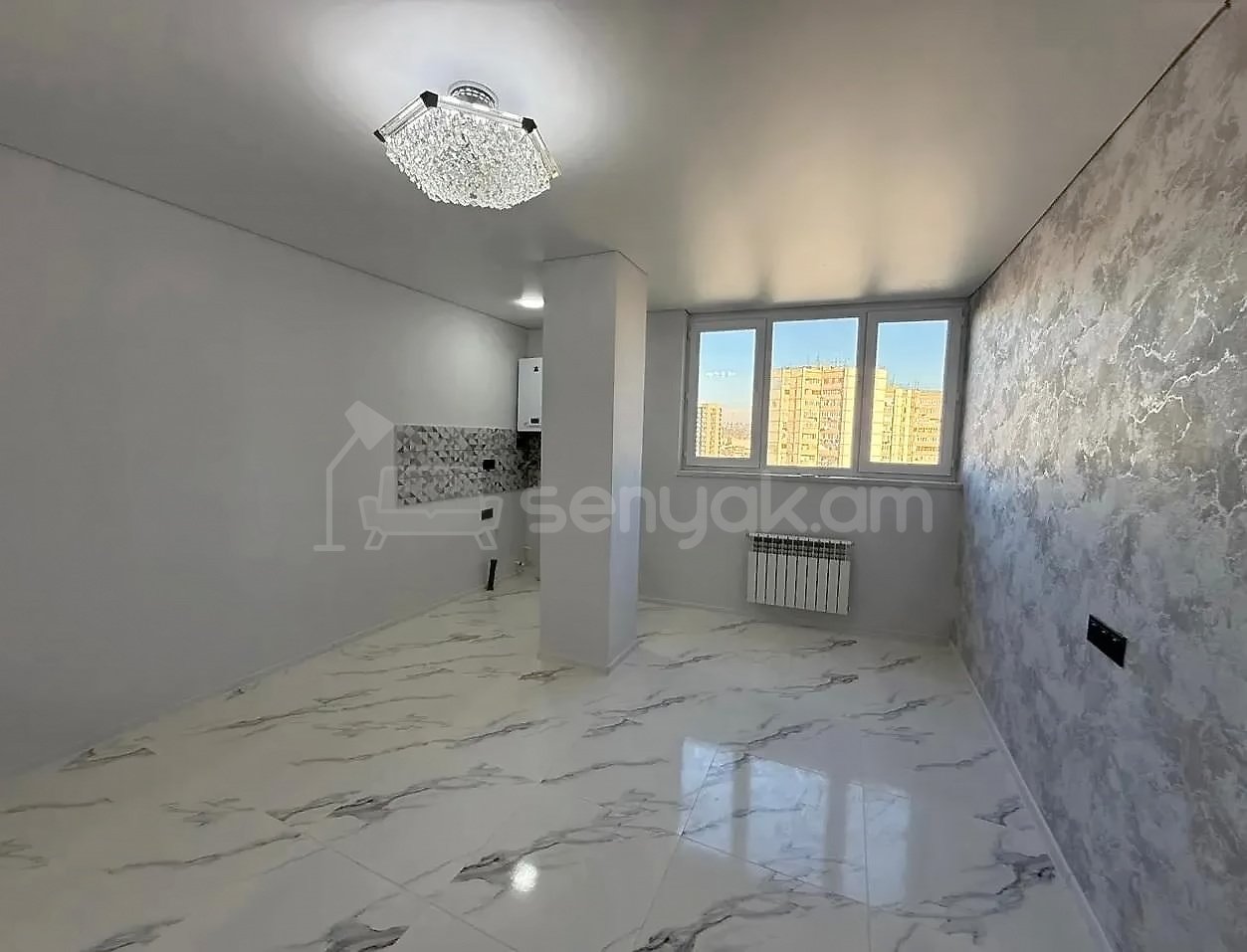 2 Սենյականոց Բնակարան, 43քմ, 11/16 հարկ, Կապիտալ Վերանորոգված