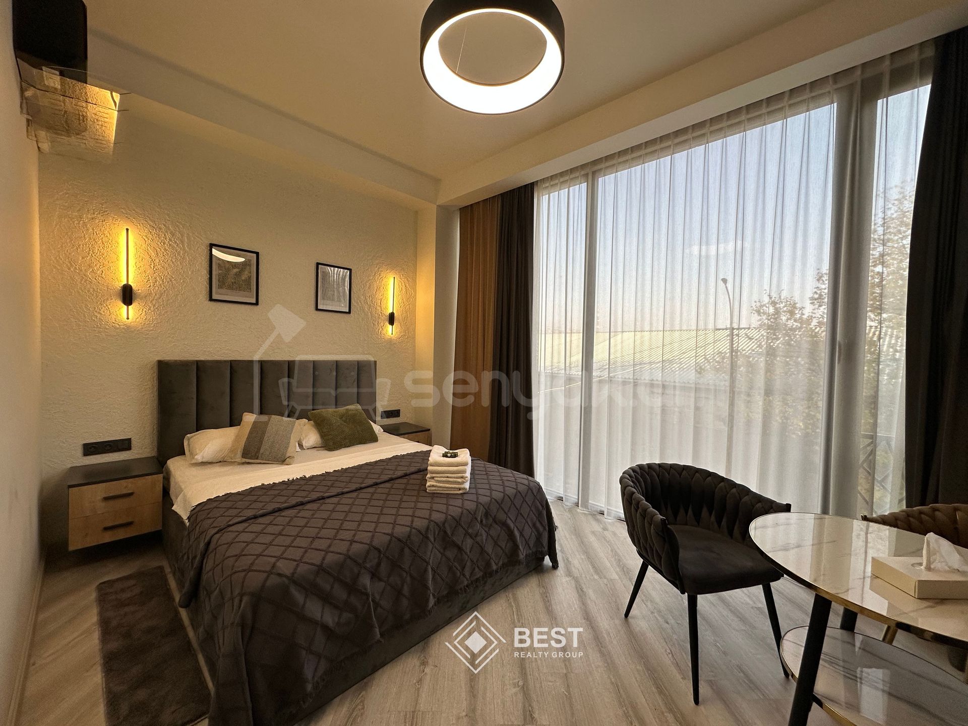 1 Սենյականոց Բնակարան Նորակառույցում, 26քմ, 2/3 հարկ, Դիզայներական Վերանորոգված, Կահավորված, Արևկող