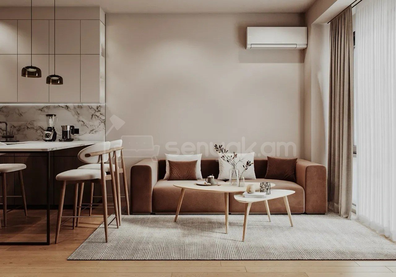 3 Սենյականոց Բնակարան Նորակառույցում, 60քմ, 8/15 հարկ, Դիզայներական Վերանորոգված, Կահավորված, Արևկող