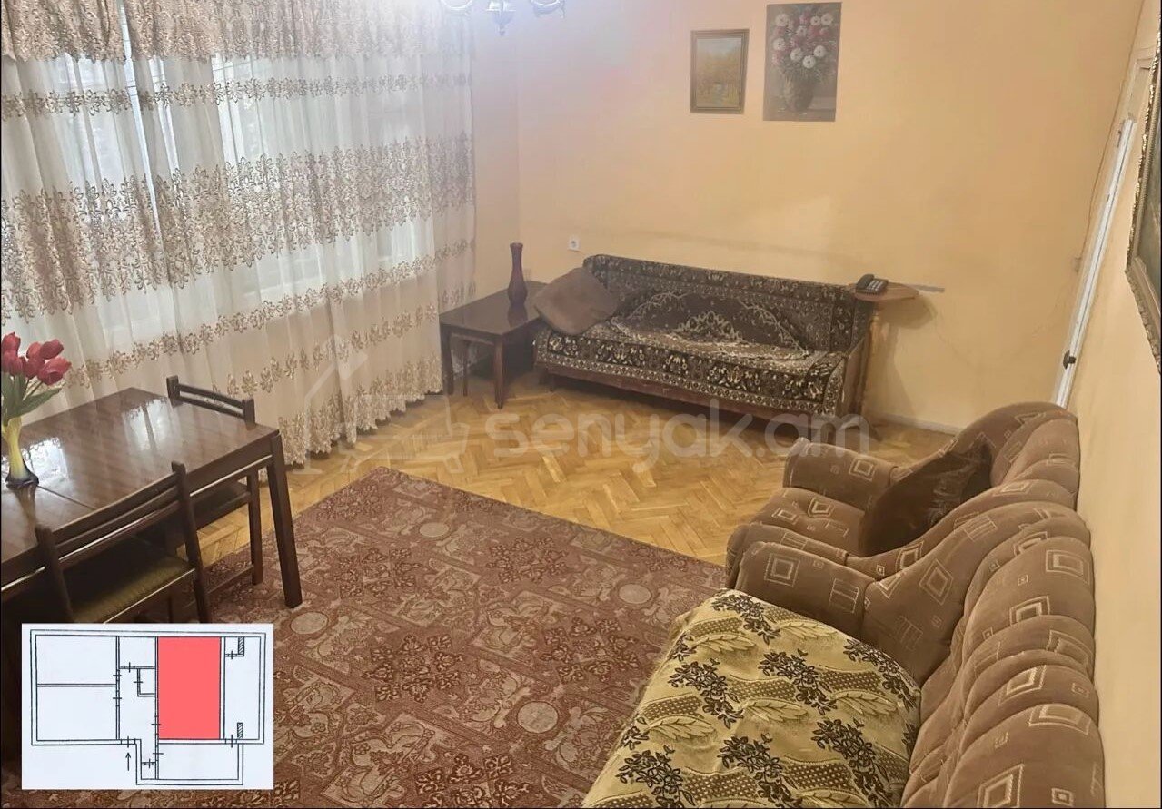 3 Սենյականոց Բնակարան, 74քմ, 1/9 հարկ, Պետական Վիճակում