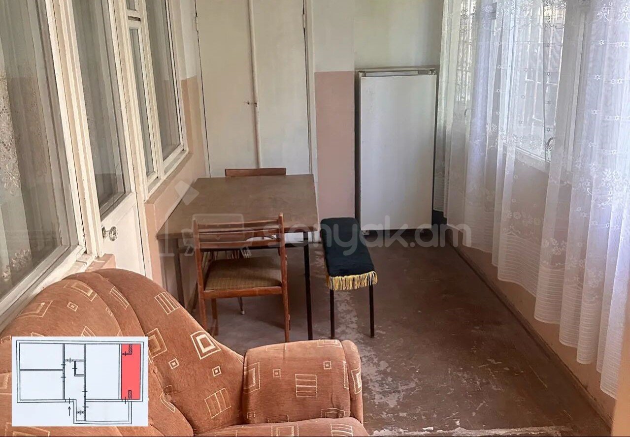 3 Սենյականոց Բնակարան, 74քմ, 1/9 հարկ, Պետական Վիճակում