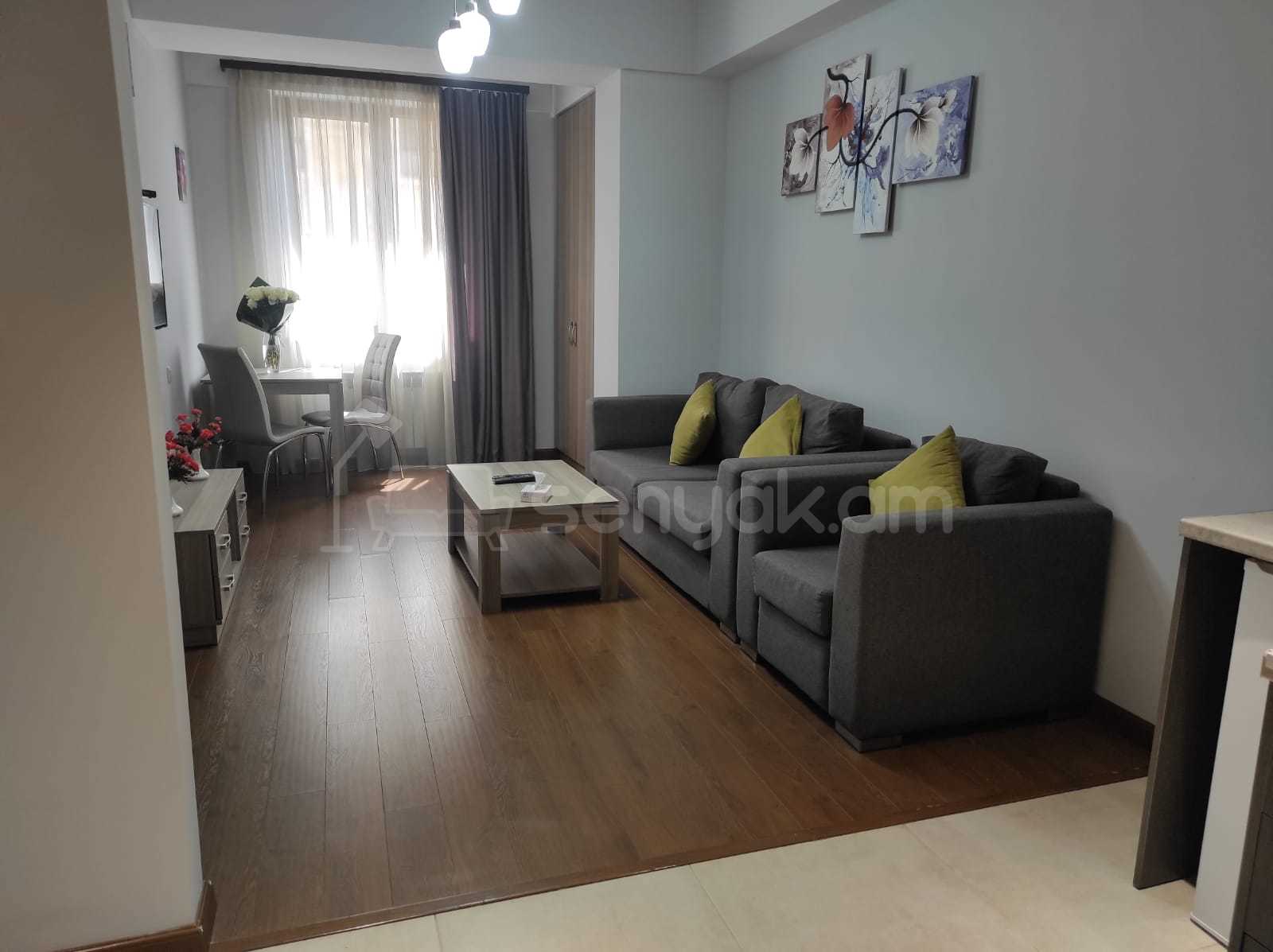 2 Սենյականոց Բնակարան Նորակառույցում, 50քմ, 4/15 հարկ, Դիզայներական Վերանորոգված