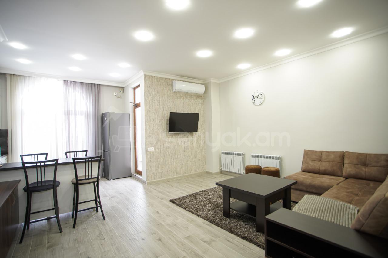 2 Սենյականոց Բնակարան Նորակառույցում, 50քմ, 4/15 հարկ, Դիզայներական Վերանորոգված