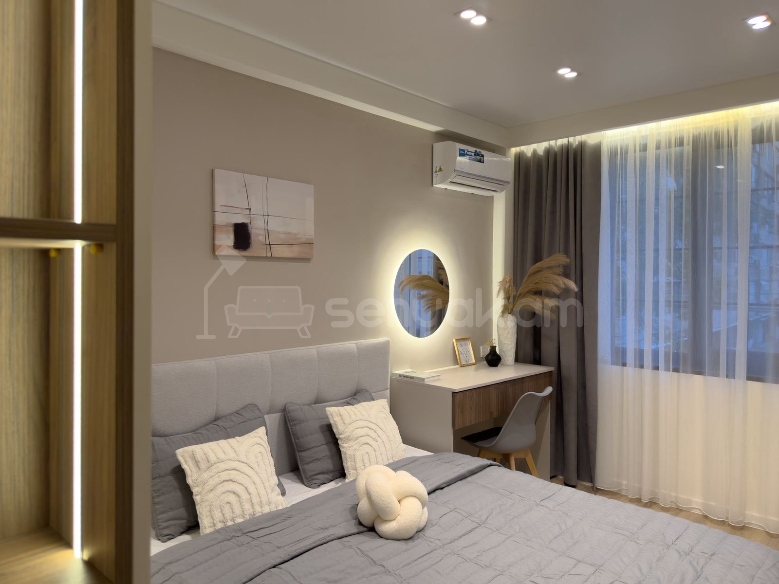 2 Սենյականոց Բնակարան, 49քմ, 2/9 հարկ, Դիզայներական Վերանորոգված