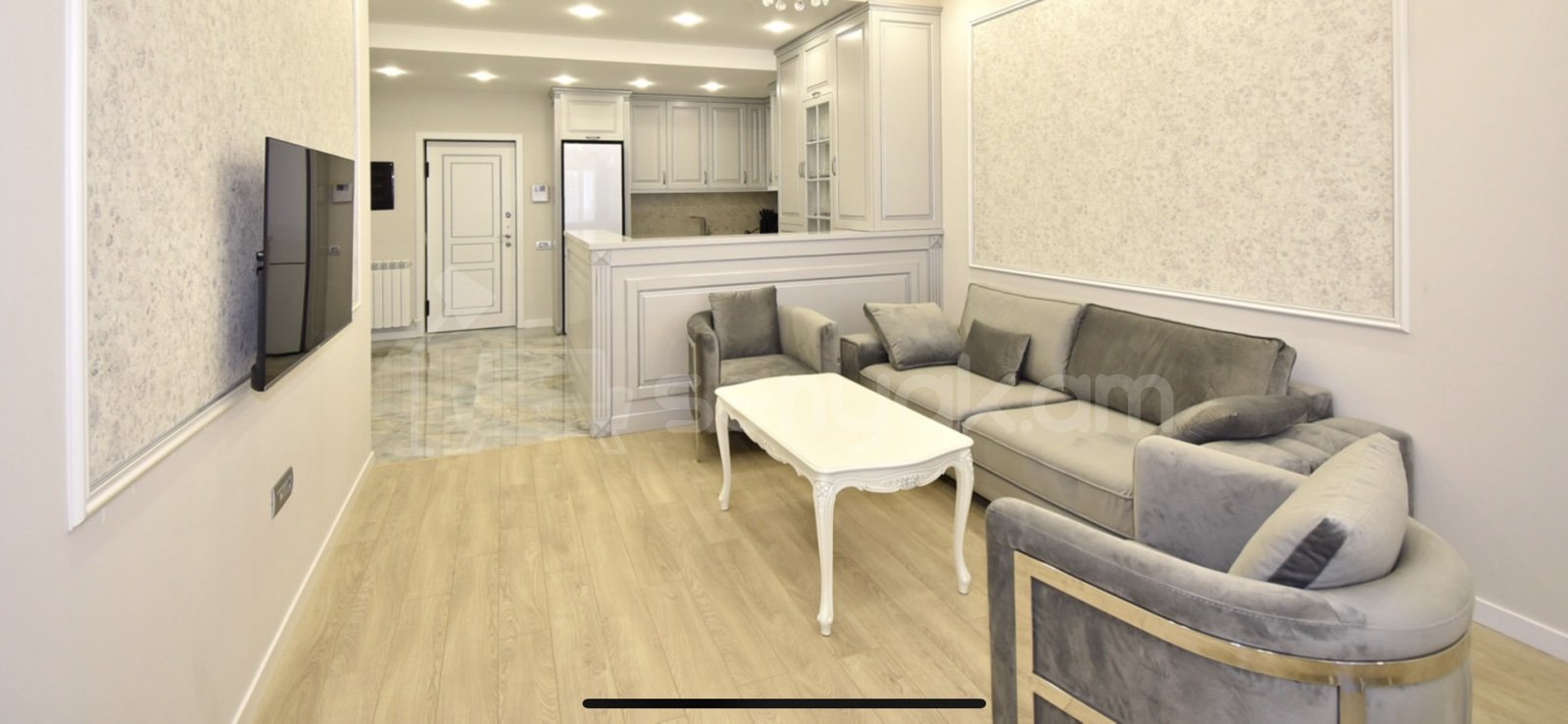 2 Սենյականոց Բնակարան Նորակառույցում, 55քմ, 7/12 հարկ, Դիզայներական Վերանորոգված