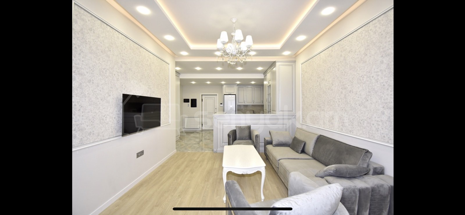 2 Սենյականոց Բնակարան Նորակառույցում, 55քմ, 7/12 հարկ, Դիզայներական Վերանորոգված