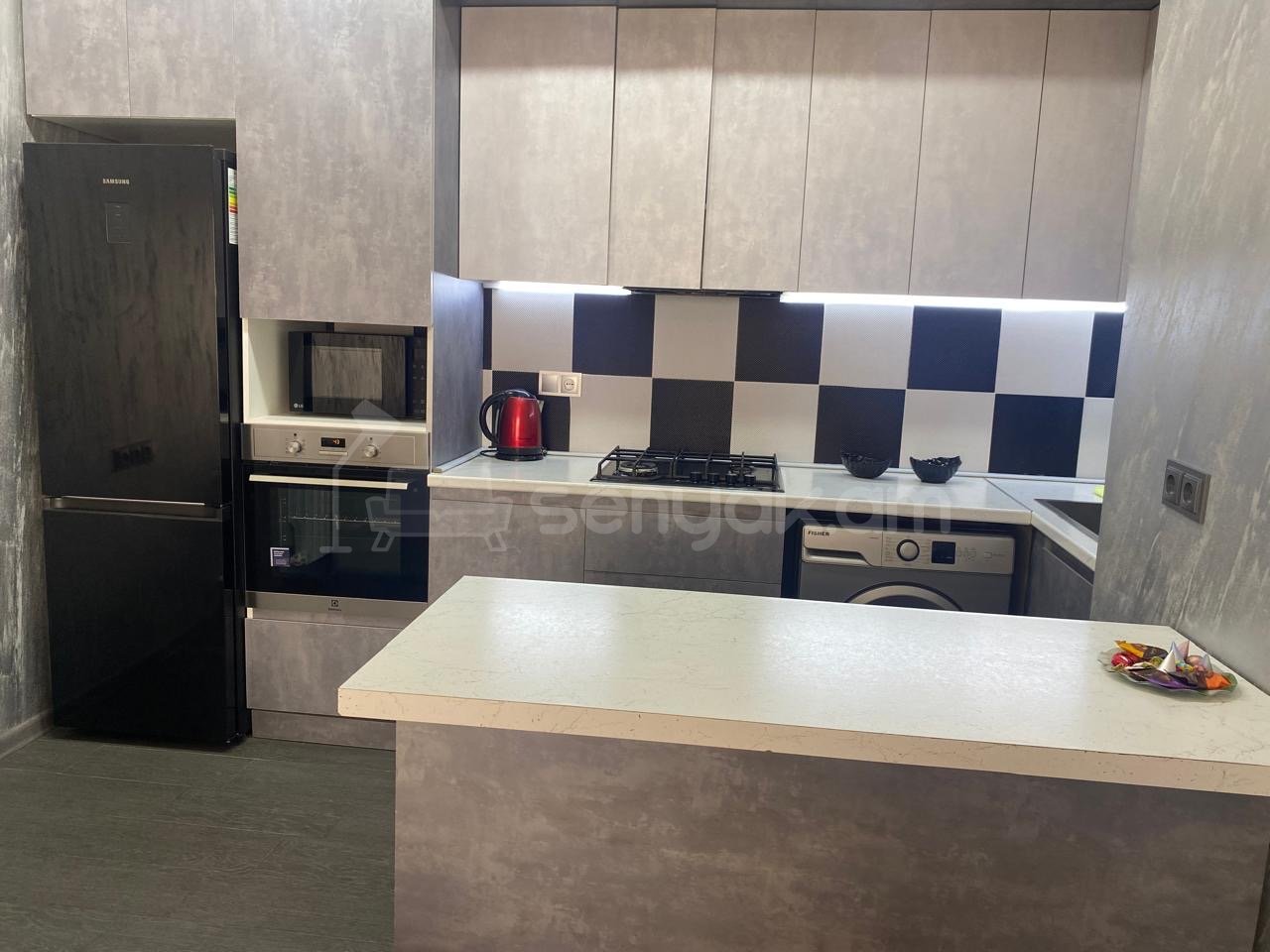 3 Սենյականոց Բնակարան Նորակառույցում, 50քմ, 7/7 հարկ, Դիզայներական Վերանորոգված