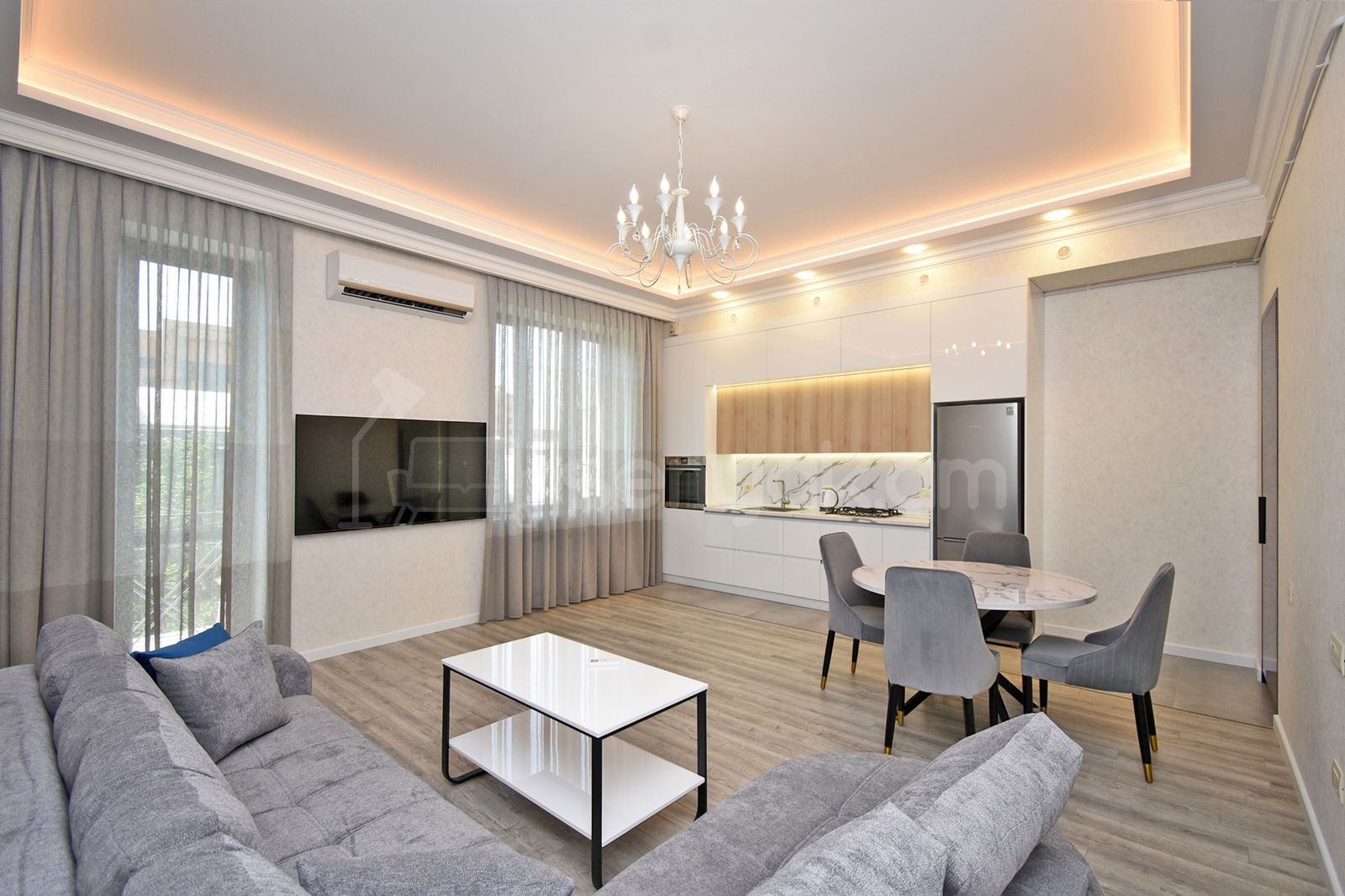 2 Սենյականոց Բնակարան Նորակառույցում, 59քմ, 5/12 հարկ, Դիզայներական Վերանորոգված