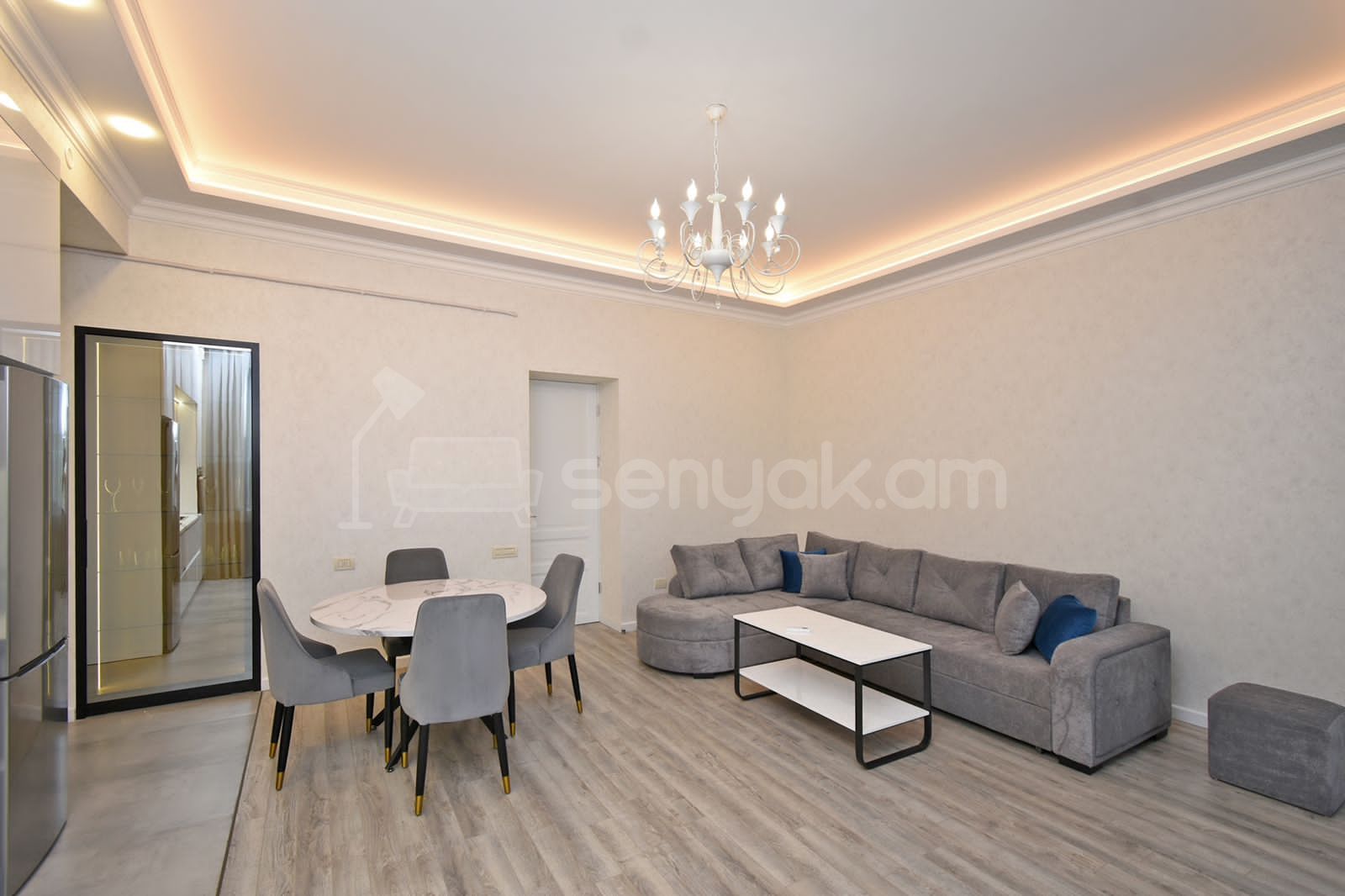 2 Սենյականոց Բնակարան Նորակառույցում, 59քմ, 5/12 հարկ, Դիզայներական Վերանորոգված