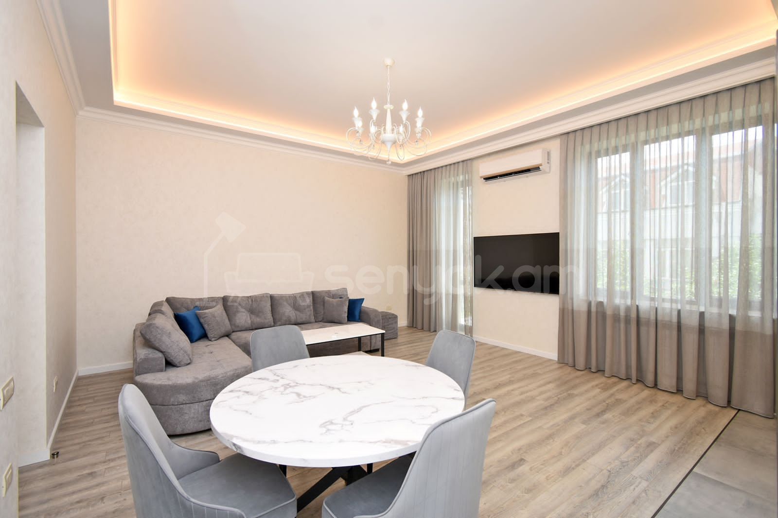 2 Սենյականոց Բնակարան Նորակառույցում, 59քմ, 5/12 հարկ, Դիզայներական Վերանորոգված