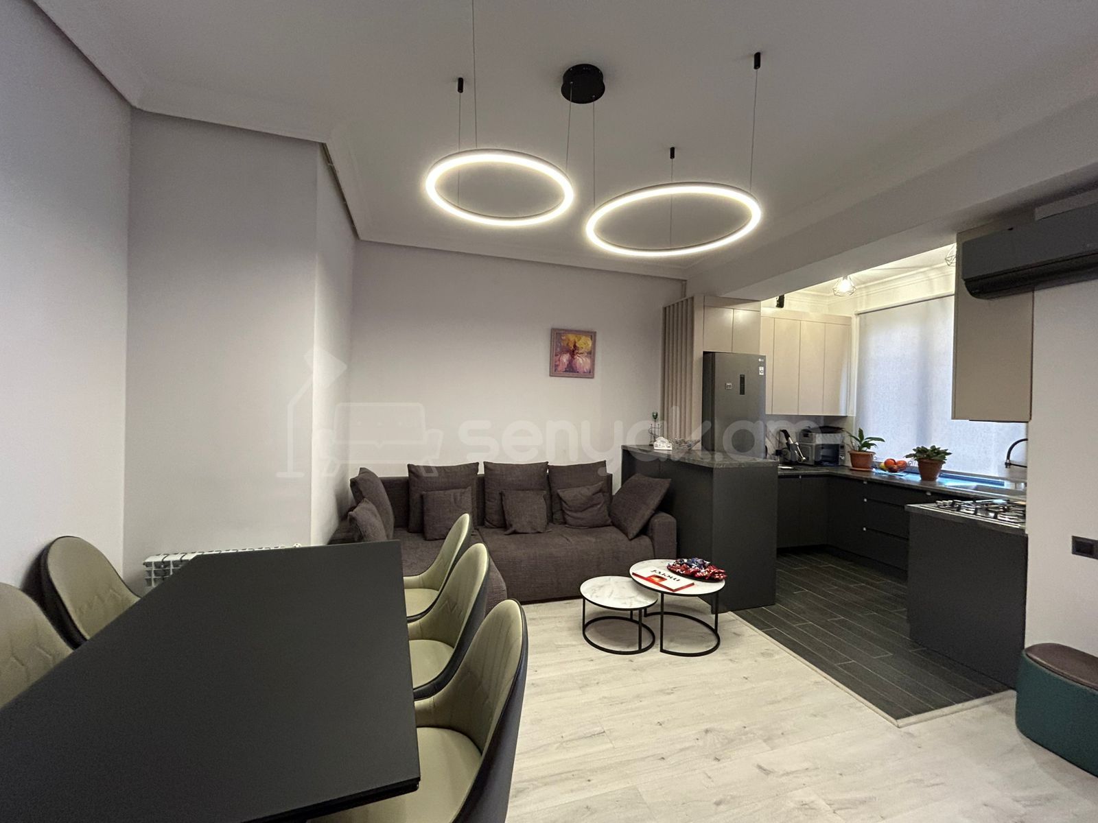 2 Սենյականոց Բնակարան Նորակառույցում, 55քմ, 8/14 հարկ, Դիզայներական Վերանորոգված