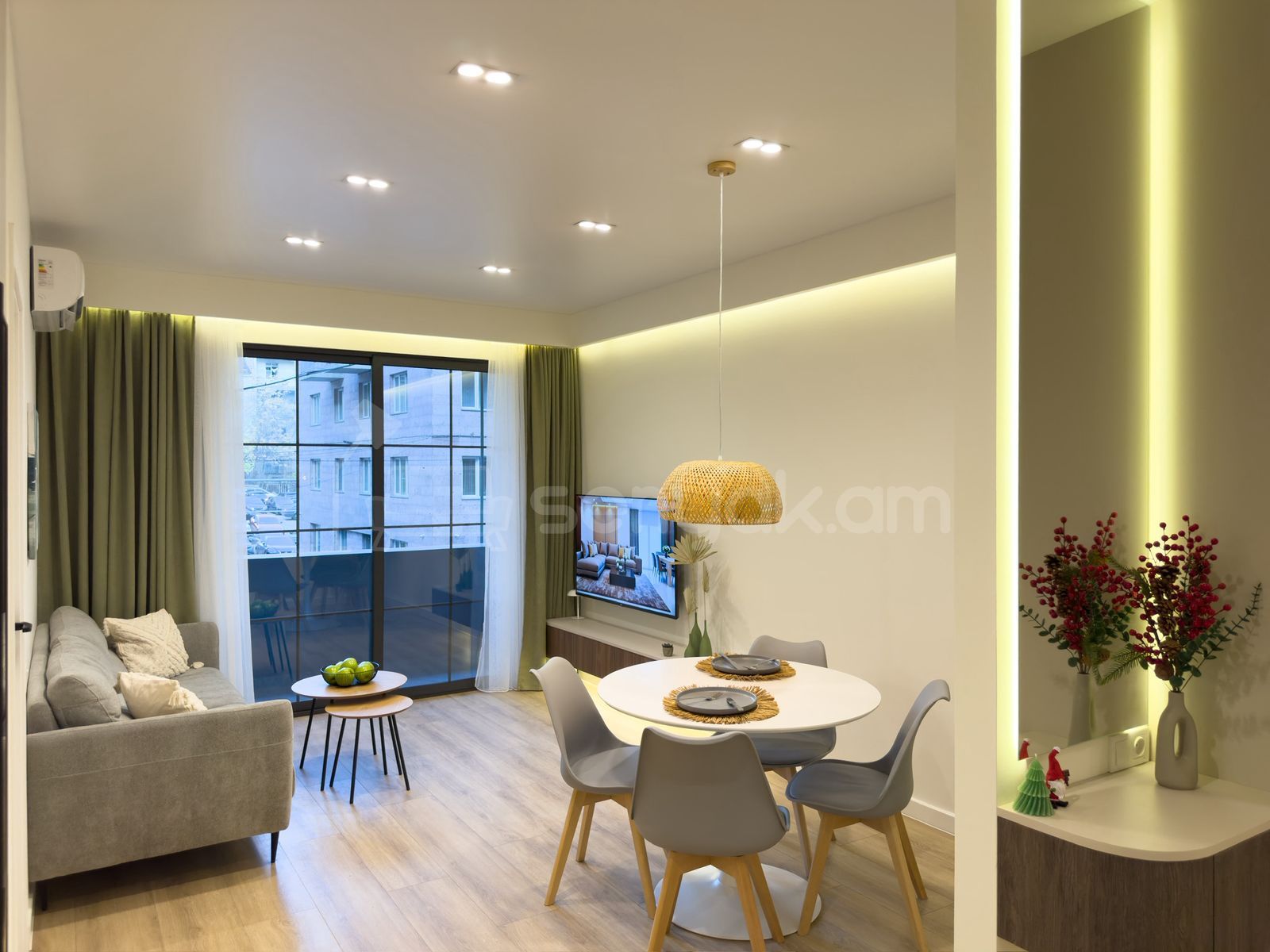 2 Սենյականոց Բնակարան Քարե Շենքում, 49քմ, 2/9 հարկ, Դիզայներական Վերանորոգված