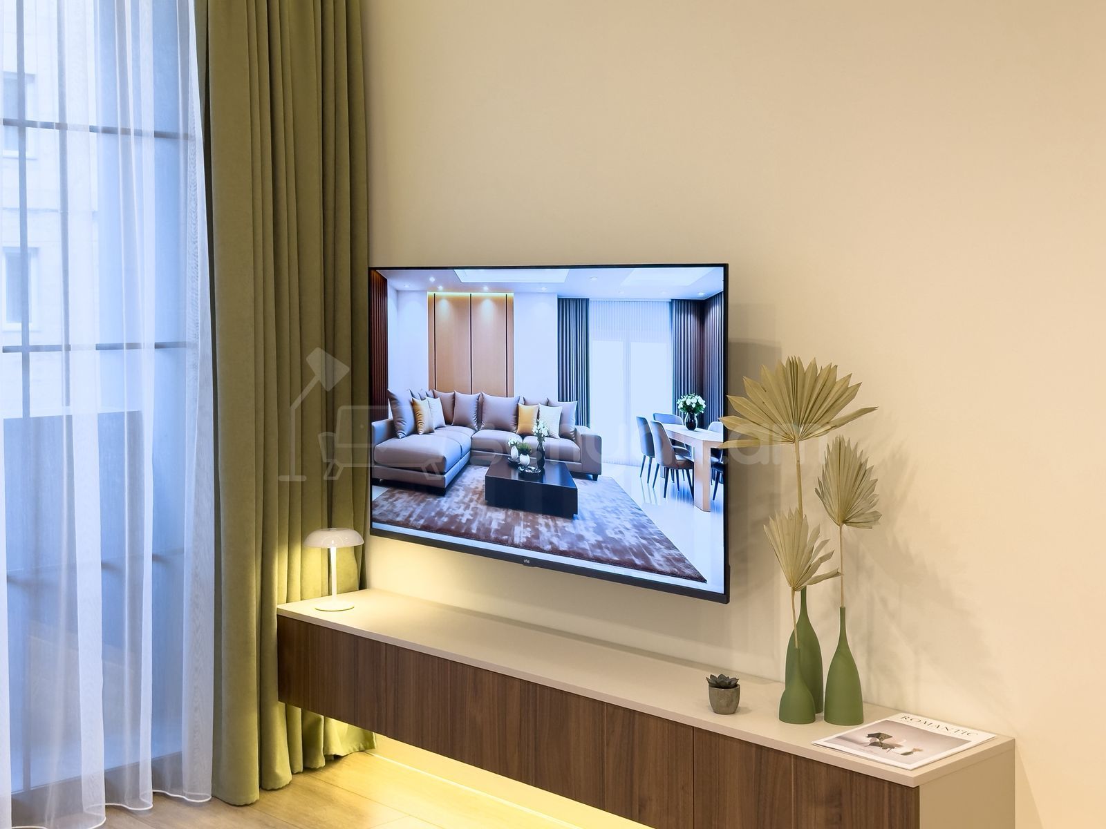 2 Սենյականոց Բնակարան Քարե Շենքում, 49քմ, 2/9 հարկ, Դիզայներական Վերանորոգված