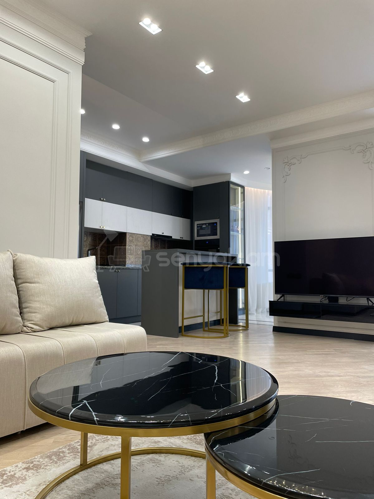 2 Սենյականոց Բնակարան Նորակառույցում, 55քմ, 7/12 հարկ, Դիզայներական Վերանորոգված