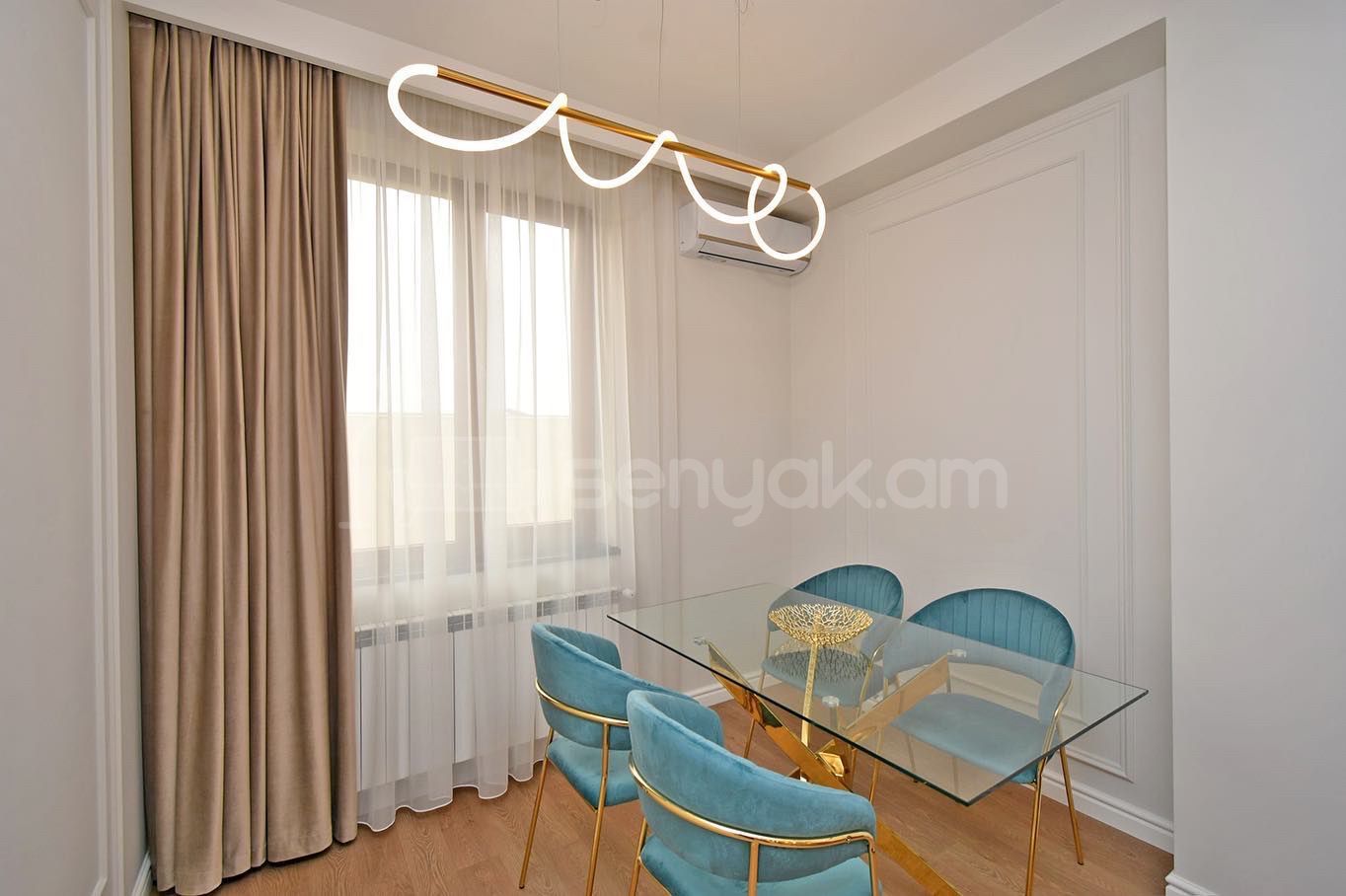 2 Սենյականոց Բնակարան Նորակառույցում, 60քմ, 8/12 հարկ, Դիզայներական Վերանորոգված