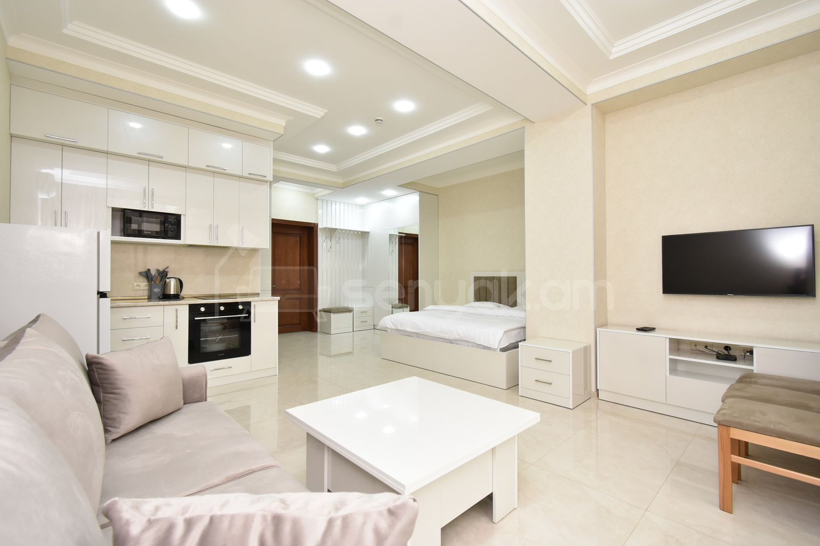 2 Սենյականոց Բնակարան Նորակառույցում, 50քմ, 6/12 հարկ, Դիզայներական Վերանորոգված