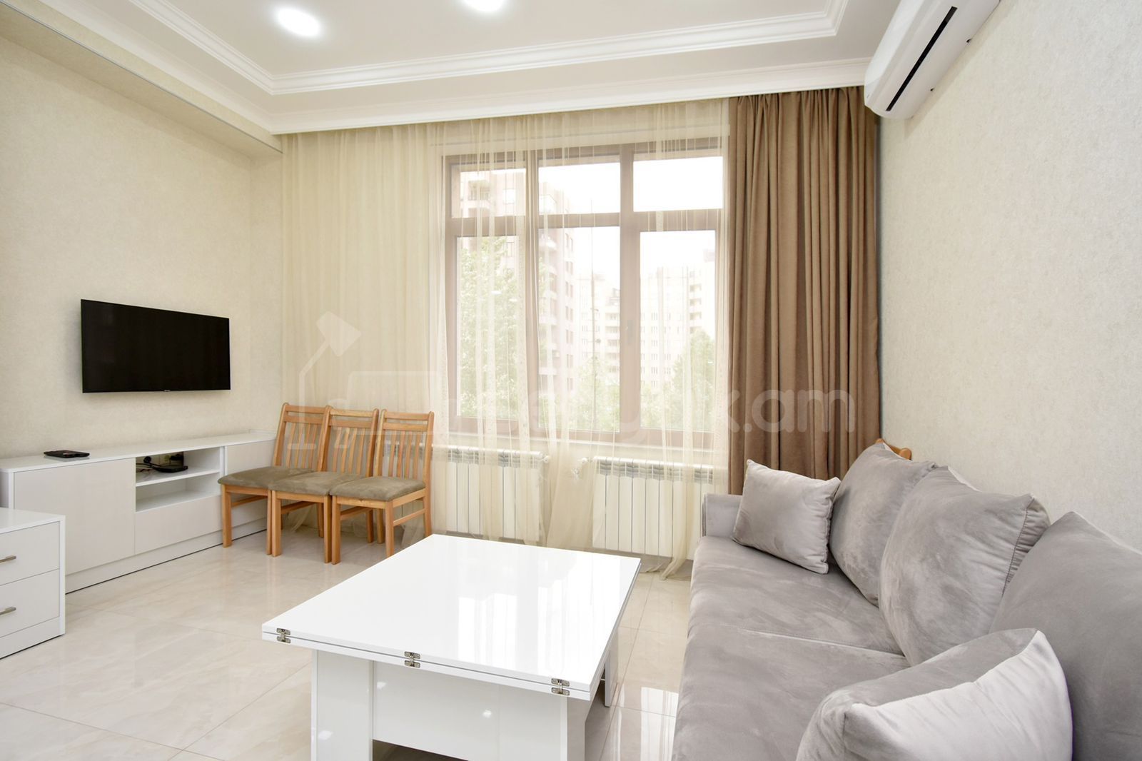 2 Սենյականոց Բնակարան Նորակառույցում, 50քմ, 6/12 հարկ, Դիզայներական Վերանորոգված