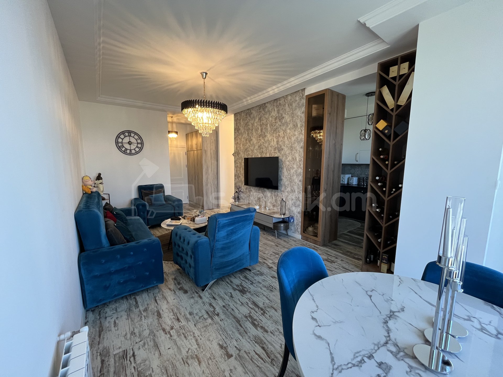 3 Սենյականոց Բնակարան Նորակառույցում, 80քմ, 7/15 հարկ, Կապիտալ Վերանորոգված