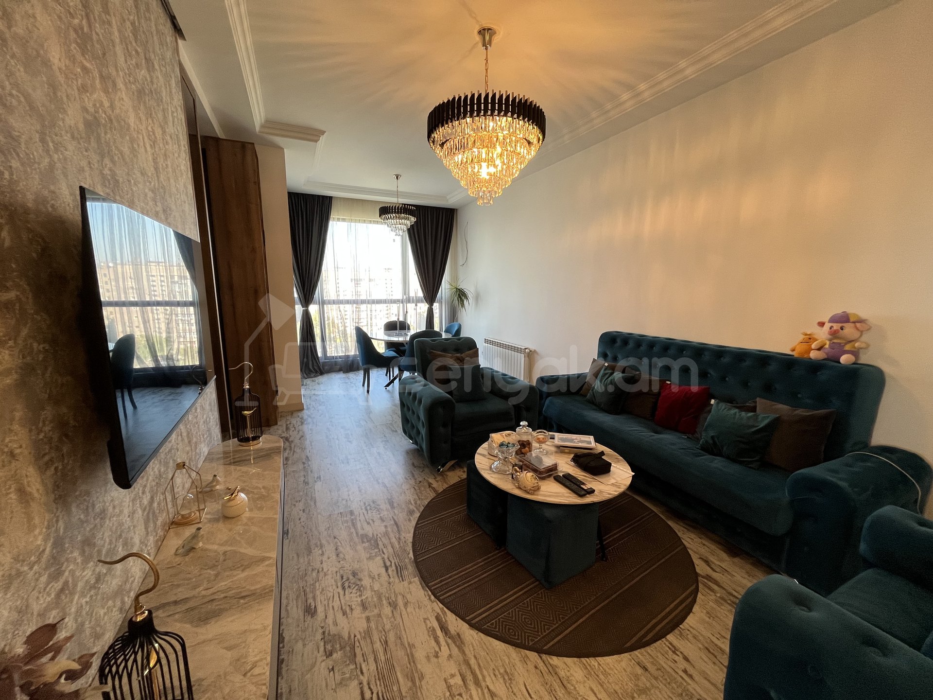 3 Սենյականոց Բնակարան Նորակառույցում, 80քմ, 7/15 հարկ, Կապիտալ Վերանորոգված