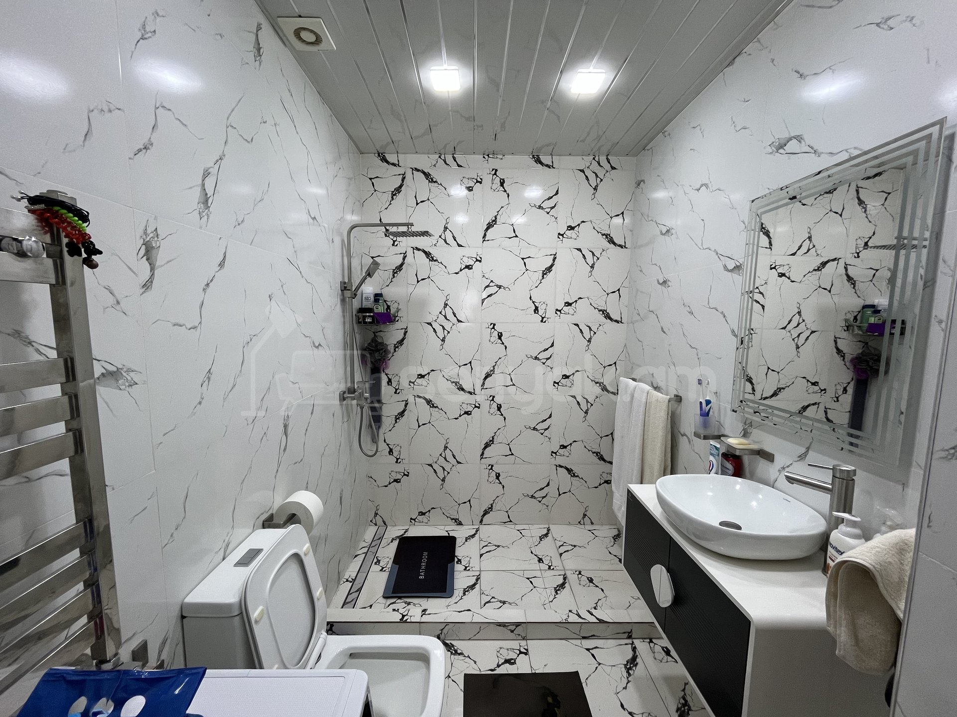 3 Սենյականոց Բնակարան Նորակառույցում, 80քմ, 7/15 հարկ, Կապիտալ Վերանորոգված