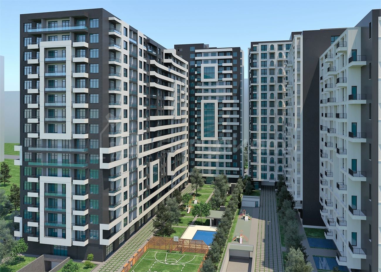 2 Սենյականոց Բնակարան Նորակառույցում, 60քմ, 10/18 հարկ, Զրոյական Վիճակում