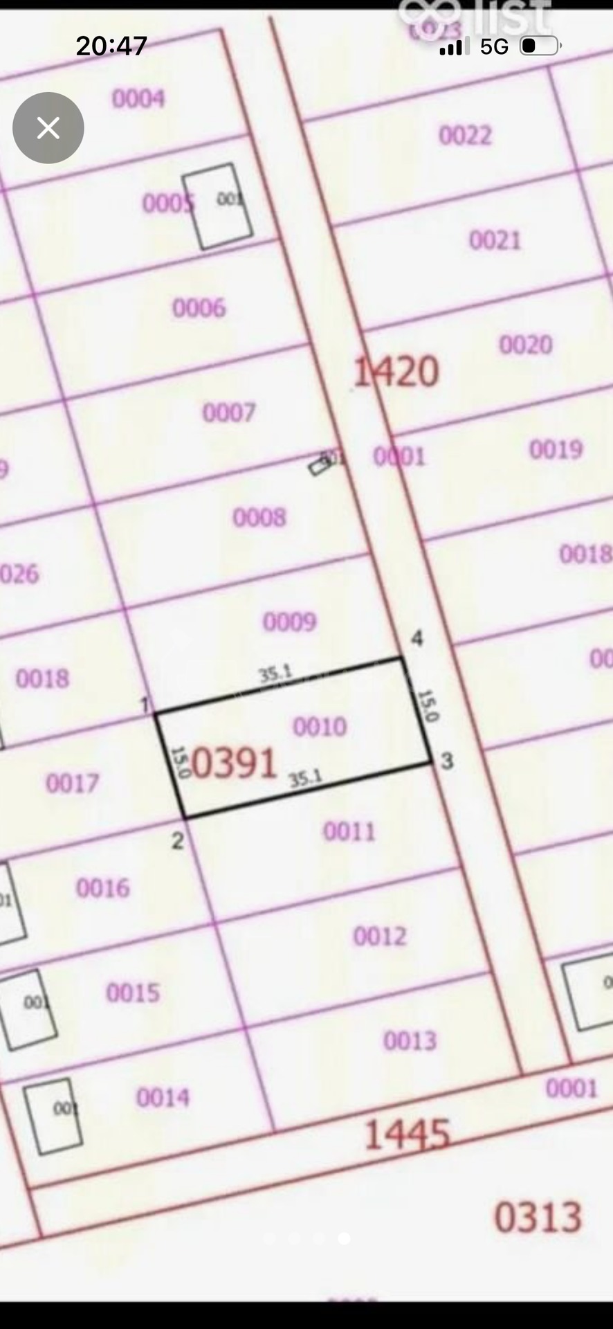 Բնակելի Նշանակության Հողատարածք, 525քմ