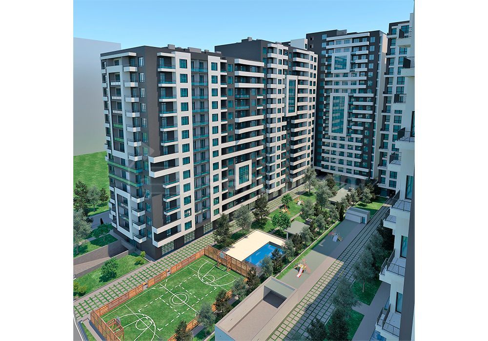 2 Սենյականոց Բնակարան Նորակառույցում, 60քմ, 10/18 հարկ, Զրոյական Վիճակում