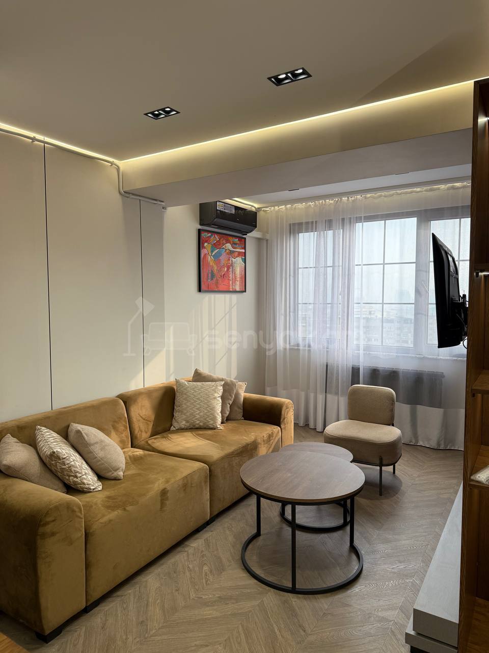 2 Սենյականոց Բնակարան, 40քմ, 16/16 հարկ, Դիզայներական Վերանորոգված, Կահավորված