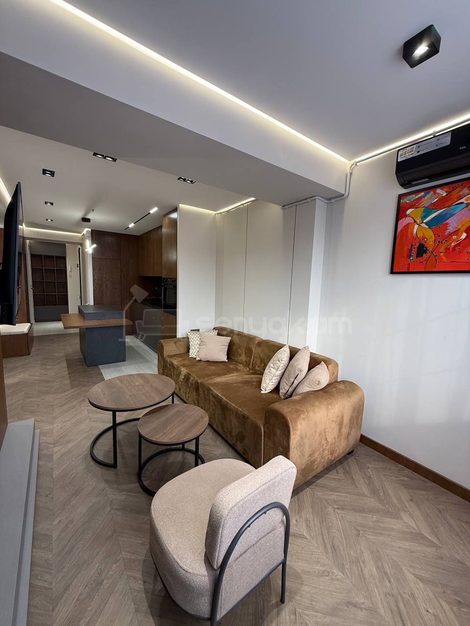 2 Սենյականոց Բնակարան, 40քմ, 16/16 հարկ, Դիզայներական Վերանորոգված, Կահավորված