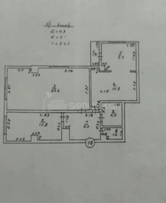 3 Սենյականոց Բնակարան, 74քմ, 7/9 հարկ, Կապիտալ Վերանորոգված