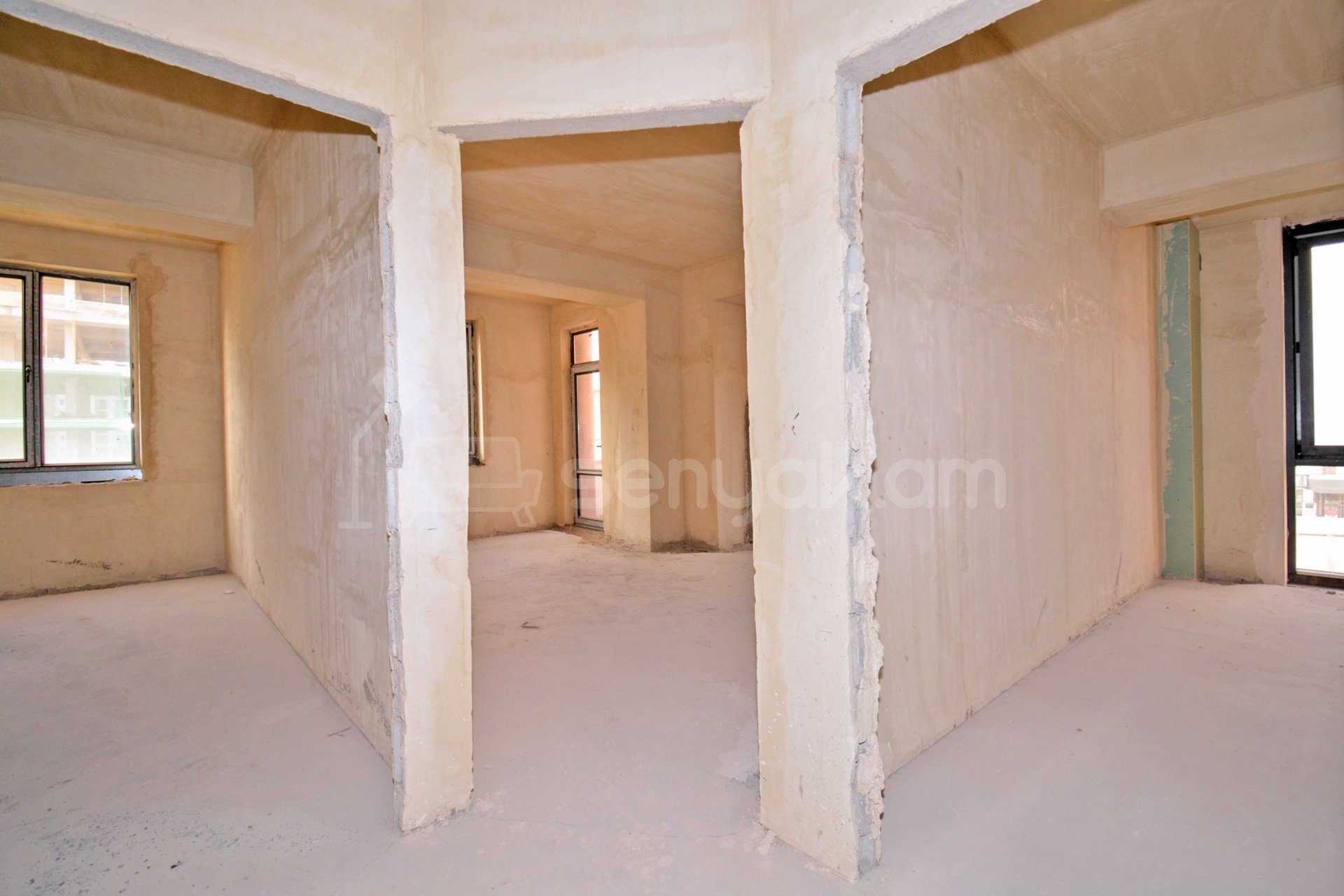 3 Սենյականոց Բնակարան Նորակառույցում, 80քմ, 4/16 հարկ, Զրոյական Վիճակում