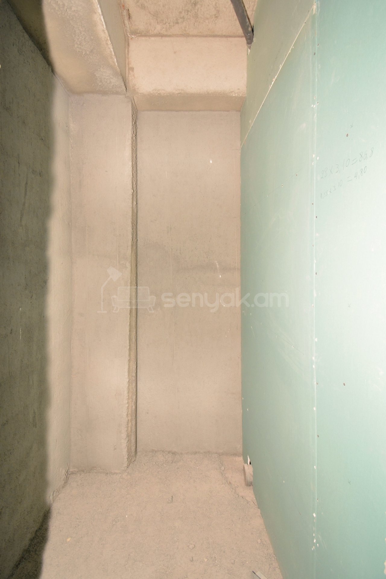 3 Սենյականոց Բնակարան Նորակառույցում, 80քմ, 4/16 հարկ, Զրոյական Վիճակում