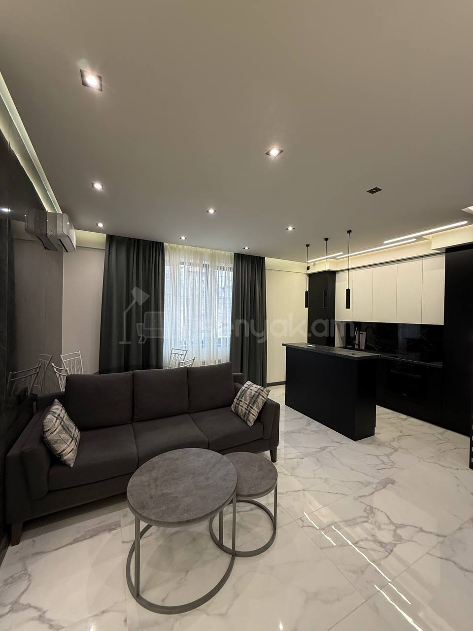 2 Սենյականոց Բնակարան Նորակառույցում, 50քմ, 4/5 հարկ, Կապիտալ Վերանորոգված, Կահավորված