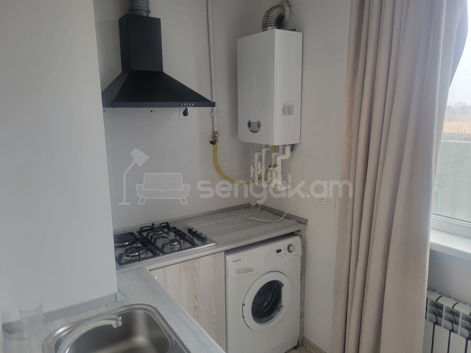 2 Սենյականոց Բնակարան Նորակառույցում, 45քմ, 2/13 հարկ, Կապիտալ Վերանորոգված, Կահավորված, Արևկող