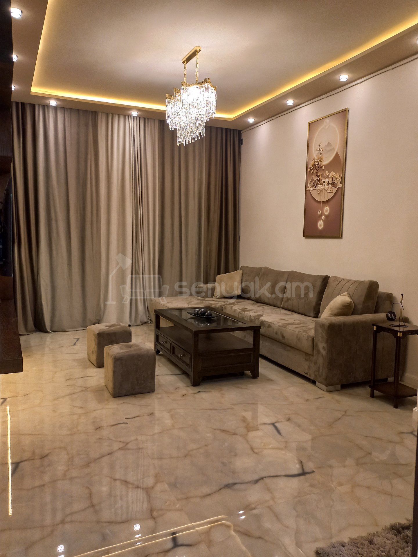 2 Սենյականոց Բնակարան Նորակառույցում, 50քմ, 9/14 հարկ, Դիզայներական Վերանորոգված, Կահավորված, Արևկող