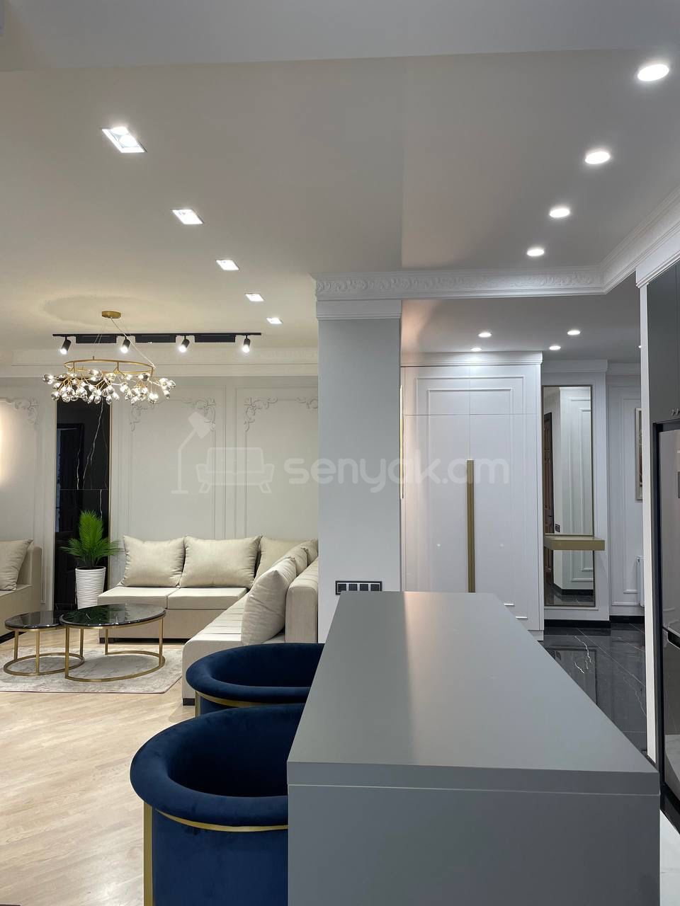 2 Սենյականոց Բնակարան Նորակառույցում, 60քմ, 7/12 հարկ, Դիզայներական Վերանորոգված