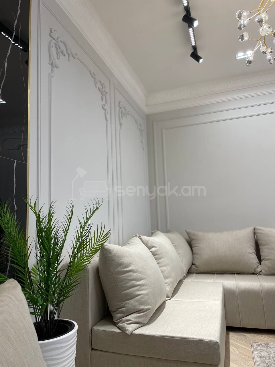 2 Սենյականոց Բնակարան Նորակառույցում, 60քմ, 7/12 հարկ, Դիզայներական Վերանորոգված