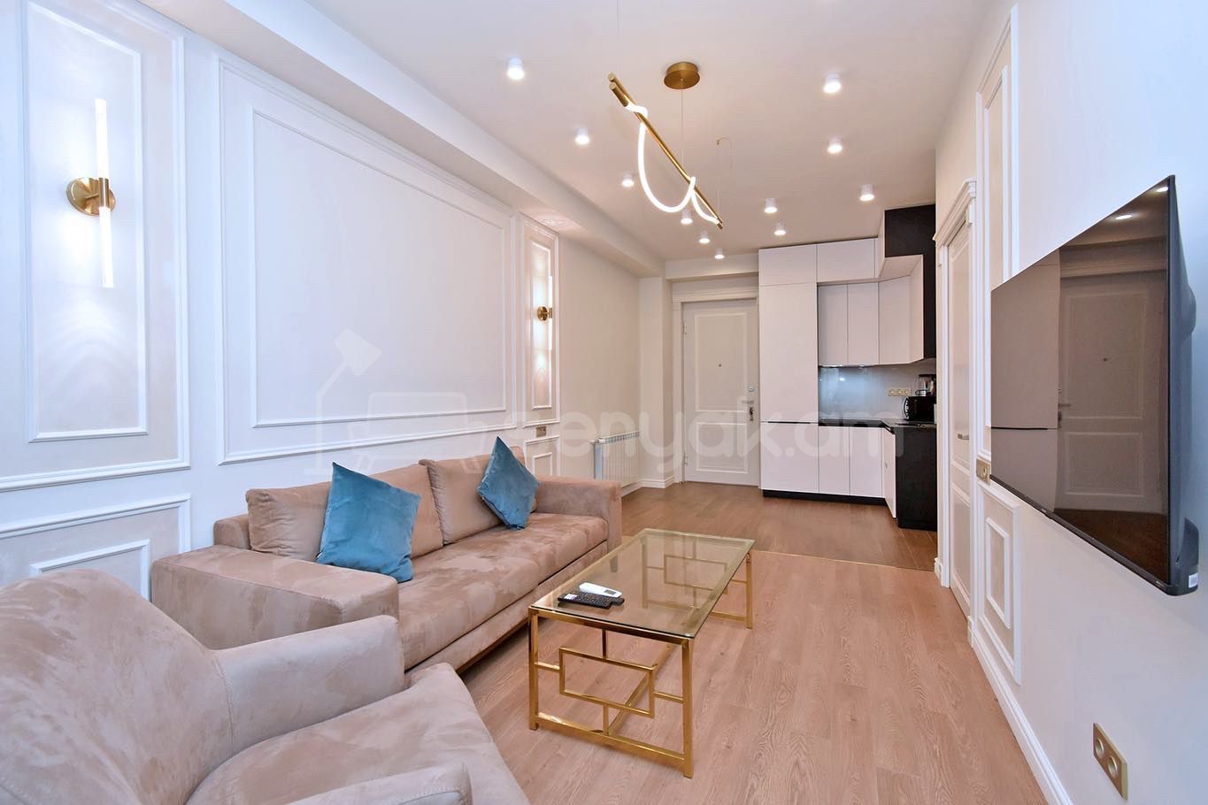 2 Սենյականոց Բնակարան Նորակառույցում, 60քմ, 8/12 հարկ, Դիզայներական Վերանորոգված